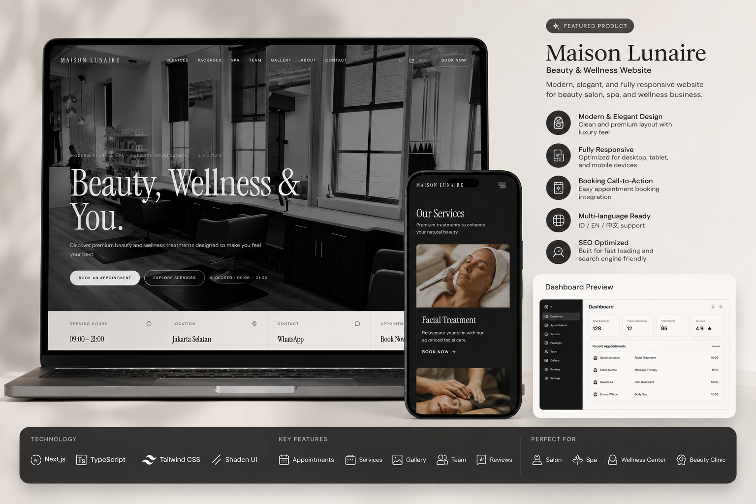 Maison Lunaire - Beauty & Wellness
